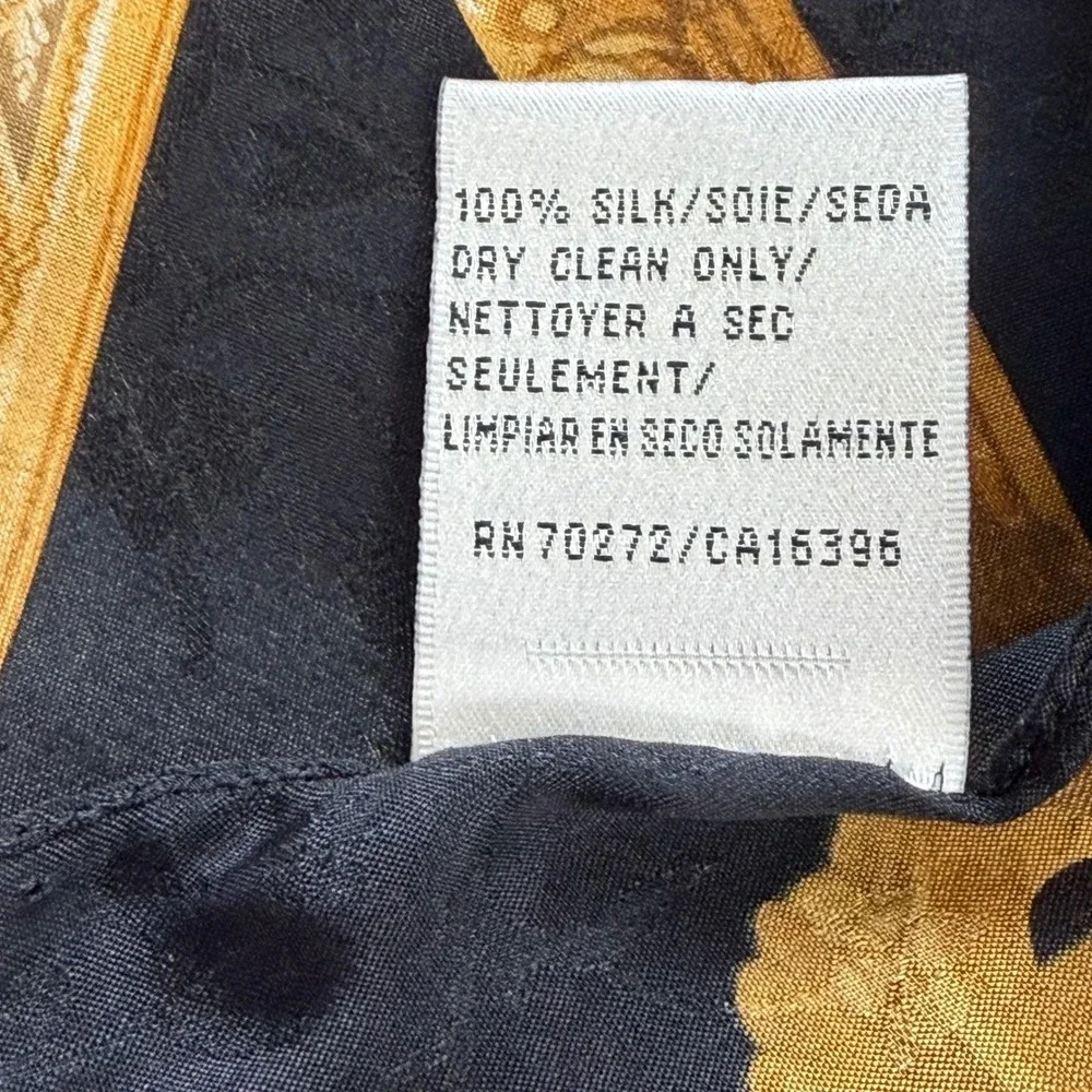 Liz Claiborne 100% Silk Scarf Floral Tea‎ Party Made in Japan 31x31 Old Money